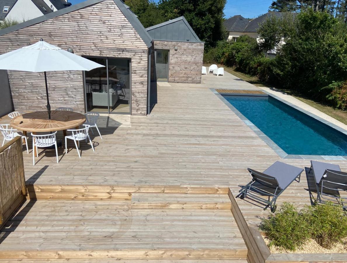 Magnifique Villa Avec Piscine, A 5 Min Des Plages Landunvez 외부 사진