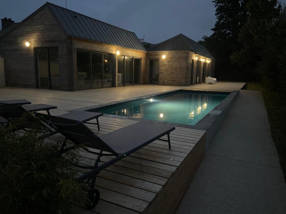 Magnifique Villa Avec Piscine, A 5 Min Des Plages Landunvez 외부 사진