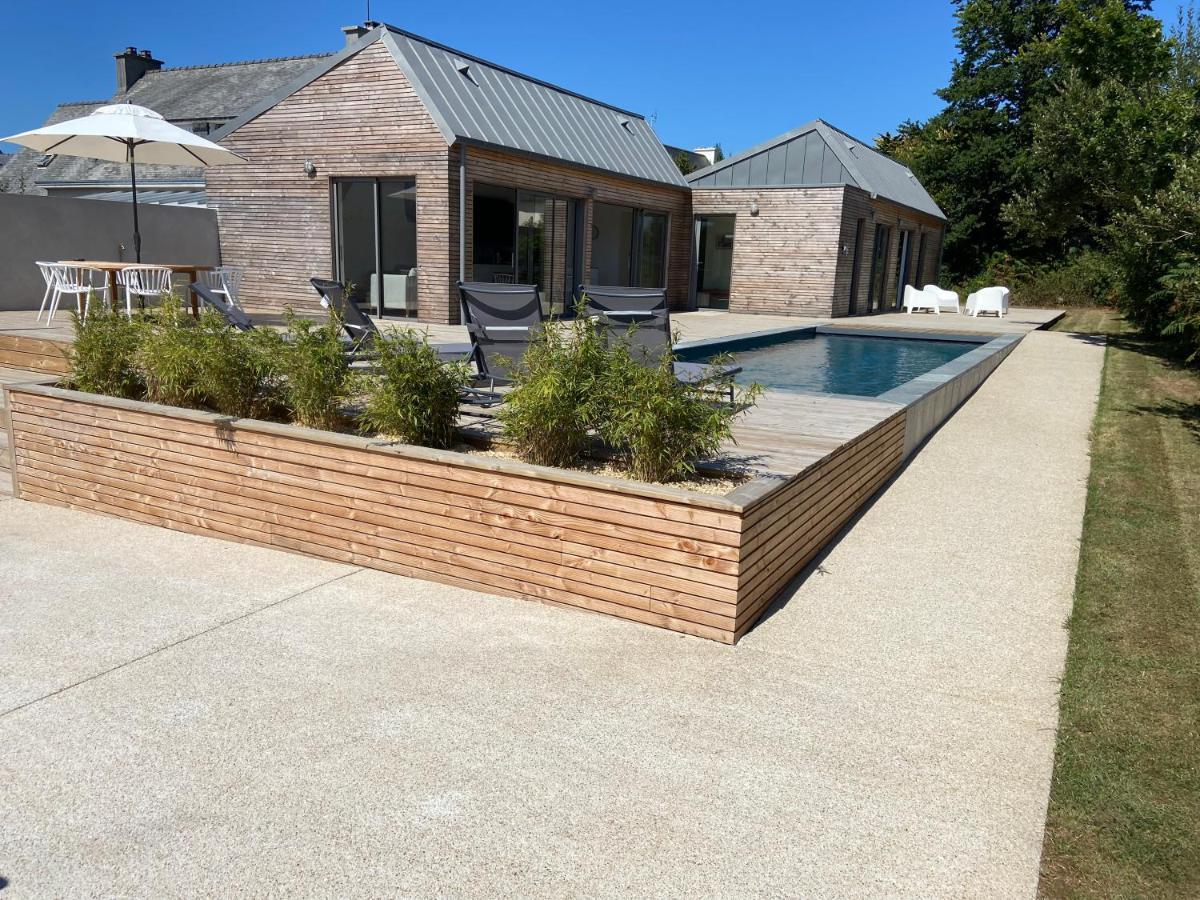Magnifique Villa Avec Piscine, A 5 Min Des Plages Landunvez 외부 사진