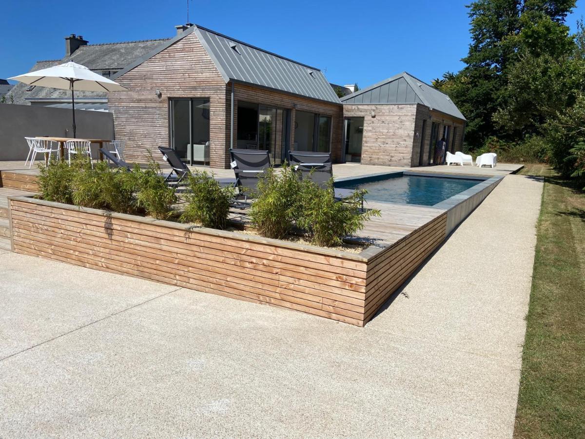 Magnifique Villa Avec Piscine, A 5 Min Des Plages Landunvez 외부 사진